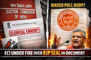 Election Commission of India cites ‘clerical error’ over BJP seal on document; CPI(M) questions neutrality ahead of Kerala polls